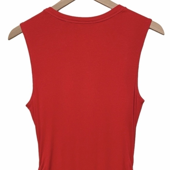Red Athleta Ribbed Henley Maxi Dress - Picture 6 of 13